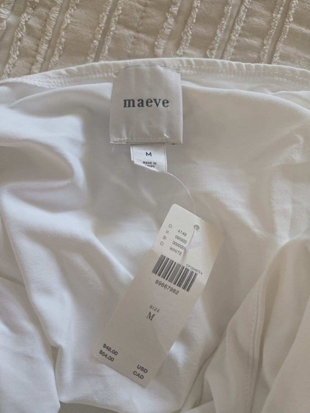 Anthropologie Mauve Ruched Halter Tank | White | Size M - Picture 7 of 8